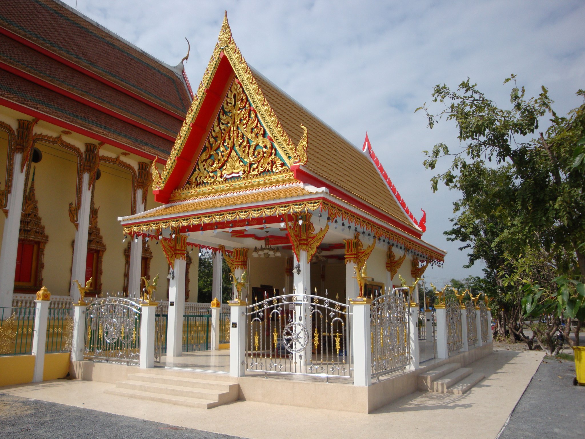 วัดโภคาราม บ้านดอนคา มุมมองทางเข้า